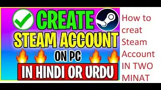 How To Create A Steam Account On PC In Hindi OR URDU [ 101% VERIFY ] How To Download Pubg Pc