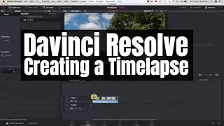 Davinci Resolve - Creating a Timelapse