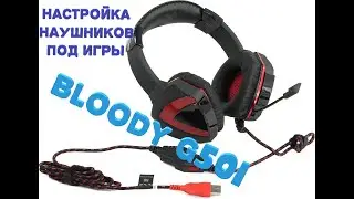 Настройка наушников bloody G501 для игр escape from tarkov, Playerunknown's ,  Warface