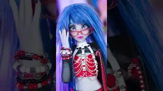 I Re-Designed GHOULIA YELPS! #custom #doll #artist #bjd #art #monsterhigh  #diy