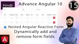 Add more field in angular | Nested angular reactive form | Work with complex form in angular Hindi