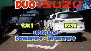 Modifikasi Isuzu MU-X: Pasang Downpipe & Frontpipe custom. Salah beli, rombak total dan penuh drama