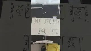 Записываю размеры доборных планок