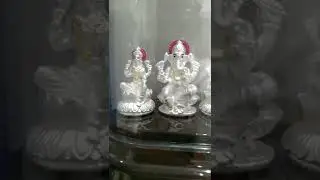#silver Ganeshji  Laxmiji Saraswati 100% #silver #short #shorts