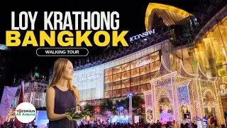 🇹🇭 Loy Krathong Festival 2023: A Walking Tour Of Iconsiam Bangkok Thailand In 4k