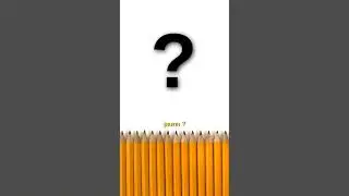 Pourquoi les crayons de bois sont jaune ? 🤔 #shorts