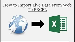 MS Excel - Import Live Data From Web