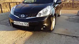 Отзыв и доработки Nissan note (чёрный енот)