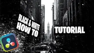 How to Make Black and White in Davinci Resolve - EASY TUTORIAL!