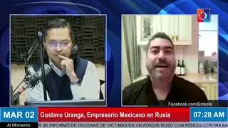 Gustavo Uranga en zona de guerra con Ucrania.
