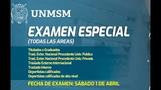 RESULTADOS EXAMEN ESPECIAL UNMSM 2023-II