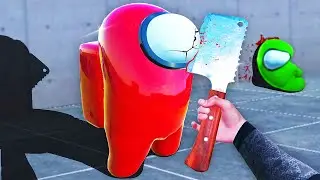 I Tortured my VR Among Us Imposter Friend... (Bonelab Multiplayer Mods)