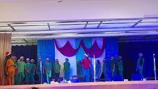 Christmas song dance performance