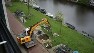 How to remove a in ground rubbish bin (in The Netherlands)