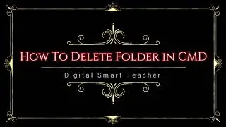 How to Delete Folder in Command prompt  | Command prompt  |