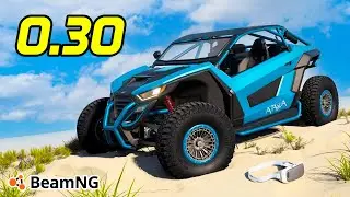 Самое ЛУЧШЕЕ из ОБНОВЛЕНИЯ 0.30 в BeamNG Drive. VR - Доступен.