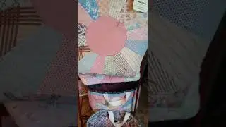 vtg quilt upcycle