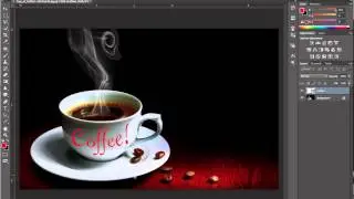 5a Photoshop - Warp Text around an object - Smart Object