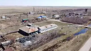Станция Ельтай весной, съемка на дрон DJI MAVIC MINI #mavic #mini #dji
