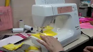 Как пользоваться швейной машинкой janome 5018 часть2