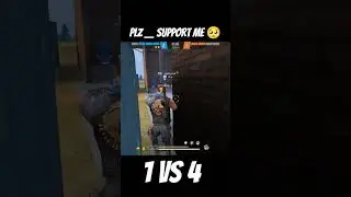 1 vs 4😱 plz support me 🔥