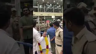 actor Ramcharan airport#shorts #shortsvideo #viral #telugu #ramcharan #telugunews #shorts #tamil