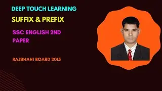 SUFFIX & PREFIX  / AFFIXATION