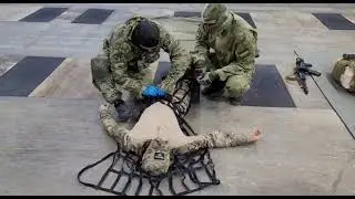 Обучение применению носилок  Фома- 180
