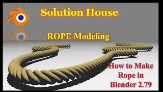 Modeling rope in blender|| How to Make Rope in Blender 2 79|| Rope Tutorial - Blender Guru