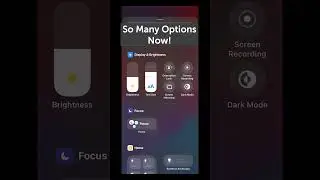 New iOS 18 Control Panel Customizations