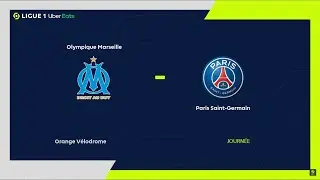 Marseille vs Paris Saint-Germain | Orange Vélodrome | 2024-25 Ligue 1 | PES 2021