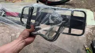 Boncengan Belakang sepeda merk taffsport sepertinya hanya untuk barang bukan orang