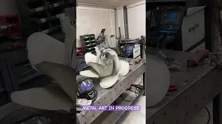 Metal art in progress 