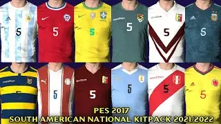 PES 2017 | Kitpack South American National Teams 2021/2022