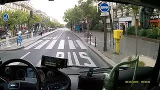 Bus 24 - direction Ecole Vétérinaire - 1er tour - 8 mai 2020