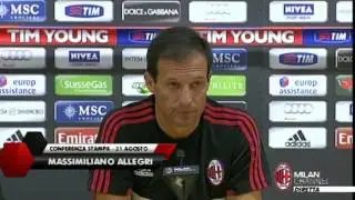 Allegri: 'Milan da scudetto. Ottimi gli ultimi acquisti'
