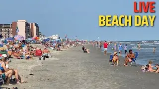 North Wildwood Beach Day - LIVE