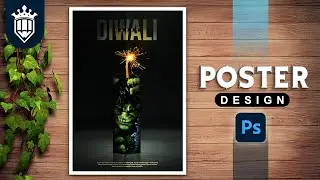 Diwali Fire Crackers Poster Design in | Photoshop 2021 Tutorial |