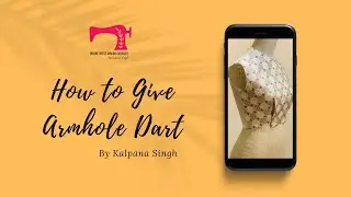 How to give armhole dart