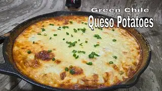 Simple Green Chile Queso Potatoes