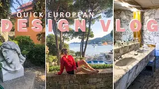 Design Vlog -- Quick Trip to London & Italian Coast