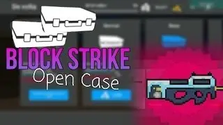 Открываю секретный кейс за 100 монет !!!В Block Strike !:-)