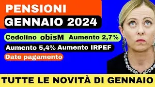 PENSIONI 👉  ECCO COME CAMBIA IL TUO IMPORTO DA GENNAIO 2024