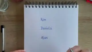 HandWriting My Subscribers Names 🖋️🗒️| Handwriting | Calligraphy | Subscribers |  Relaxing | AMSR