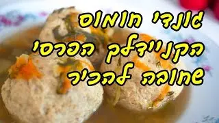 הקניידלך של הפרסים!  גונדי חומוס - מתכון מצולם בוידאו