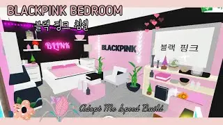 BLACKPINK Bedroom Speed Build 🖤💗 Roblox Adopt Me! (Estate home)