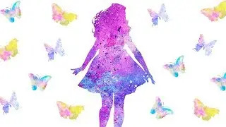 Tutorial Photoshop CC - Abstract painting with silhouettes