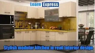 Creation of stylish modular kitchen interior in revit || by Nijithkumar