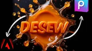 Dripping Slime Text: Easy Tutorial with Photoshop and PicsArt #tutorial #editing