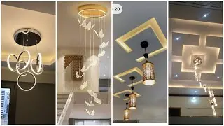 hanging light design ideas with false ceiling for living room